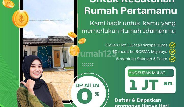 Rumah Subsidi di Bandung DP 0% Cicilan 1 Jutaan dkt Buahbatu 1