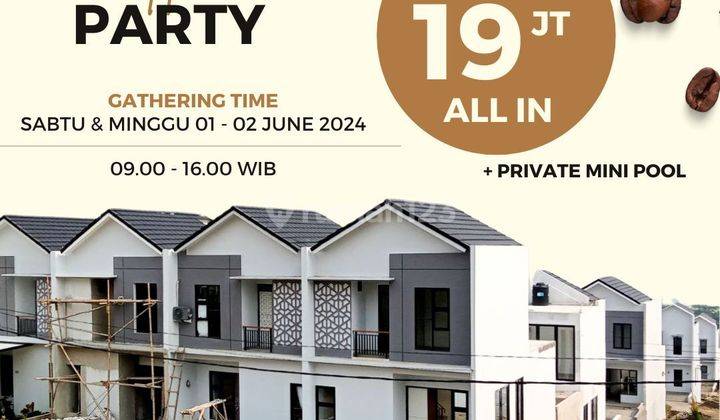 Rumah Villa 2 Lantai Sejuk Adem di Ngamprah Bandung Barat dkt Tol Padalarang 1