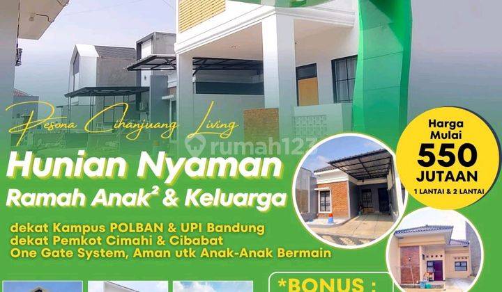 2 Unit Lagi !!! Rumah Di Cihanjuang Dkt Pemkot Cimahi Sariwangi Pasteur Setraduta Parongpong 1