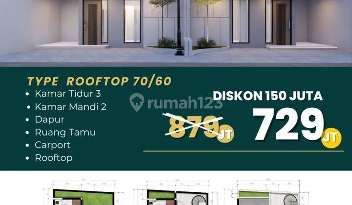 Rumah 2 Lantai Cimahi Cipageran Cihanjuang Sariwangi Ciawitali Citeureup Kolmas 2