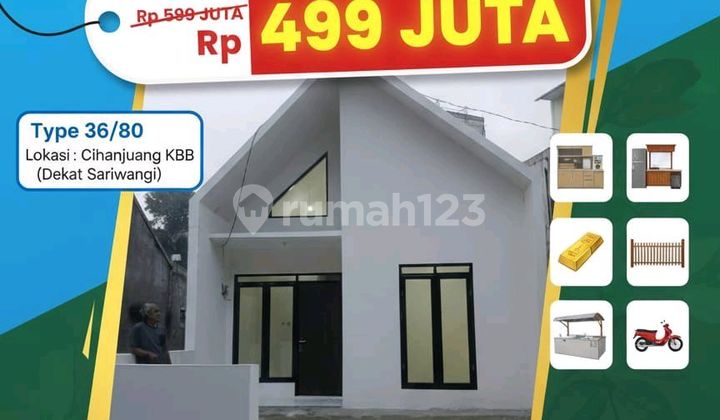 House in Sariwangi for 500 Million Near Cimahi City Hall, Cihanjuang, Pasteur