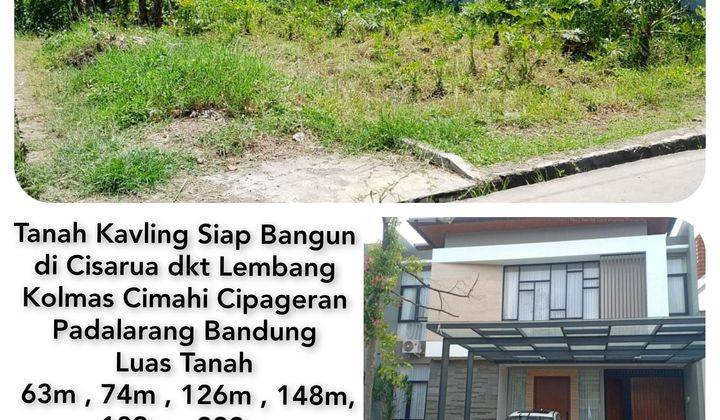 Tanah Kavling Di Cisarua Dkt Lembang Kolmas Cipageran Padalarang Bandung