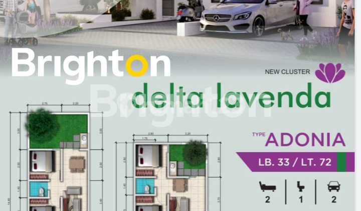 Rumah baru gress dekat Toll Waru 