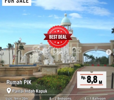 For Sale Best Deal Luxury House PIK 9x30m 270m2 North Jakarta