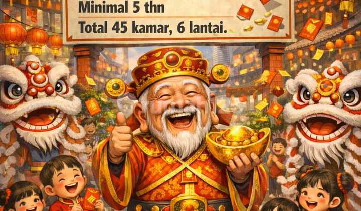 Hot Deal‼️ 45-Room Hotel for Rent - Ideal for Accommodation | Prime Location in Toko Tiga 1