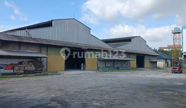 Lahan 39125 M2 Gudang dan Pabrik Akses Container di Jalan Raya Setu Bekasi
