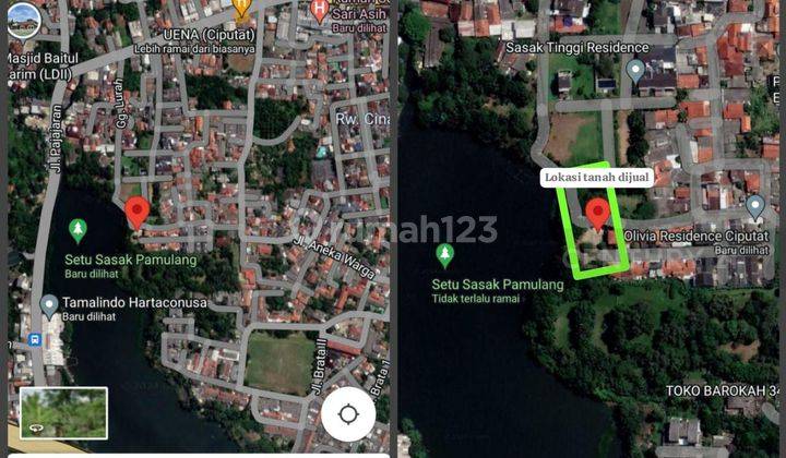 DIJUAL TANAH KAVLING VIEW DANAU COCOK UNTUK VILLA DI CIPUTAT 1