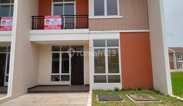 tampak depan rumah baru dan sederhana harga