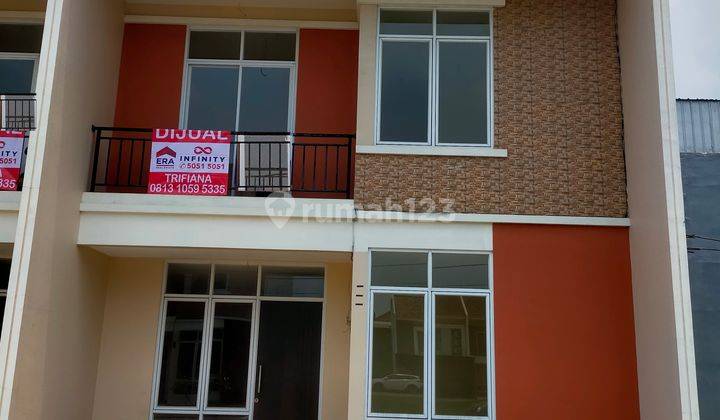 tampak depan rumah baru dan sederhana harga