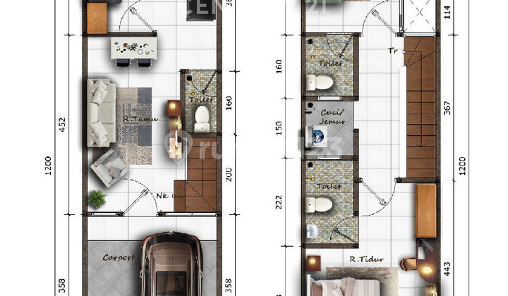 Rumah Indent Lokasi Bagus di Cempaka Putih 2