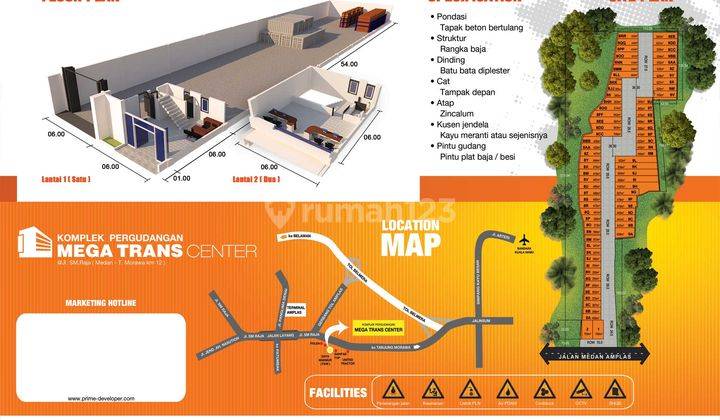 Dijual Gudang Mega Trans Center 6