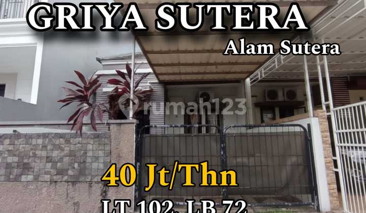 Sewa Rumah Semi Furnished Griya Sutera Alam Sutera 2