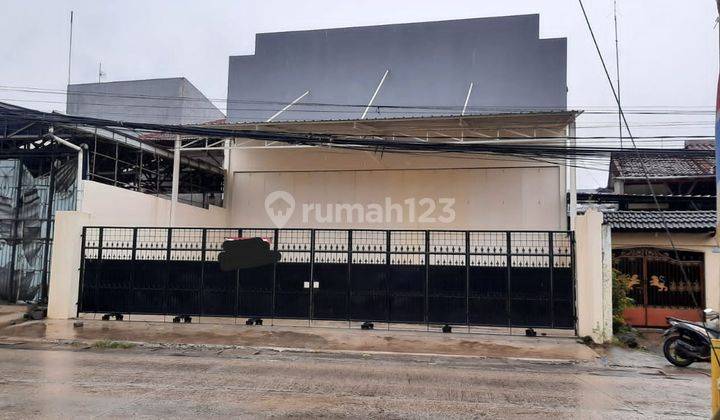 Gudang 1 Lantai Siap Pakai di Pinggir Jl. Raya Serpong Viktor 1