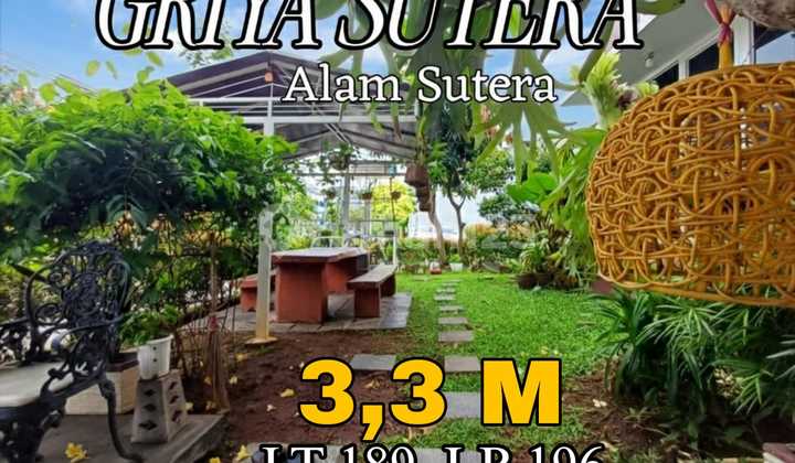 Rumah 2 Lantai Hook @Griya Sutera Dekat Kampus Binus dan Mall Lw 1