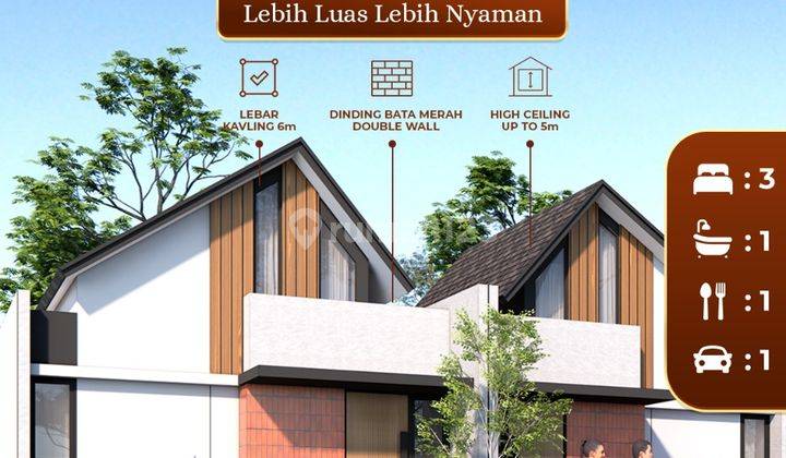 Dijual Rumah 3 Kamar Tidur Dekat Kampus Ukip 1