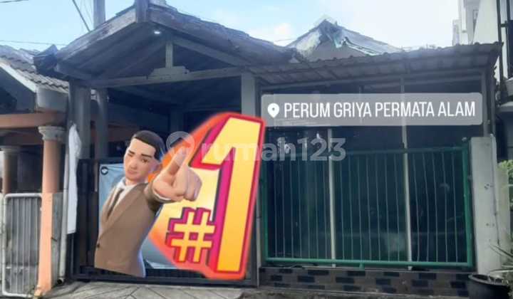 Rumah Siap Huni 1,5 Lt Di Poros Jln Griya Permata Cocok Usaha  1