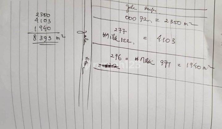 Tanah Kebonagung Mojokerto Posisi Pojok Berbentuk Kotak 2