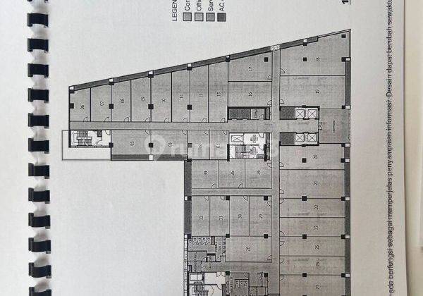 Kantor Spazio Tower Lantai 11 Sudah Ada Lantai Dan Karpet 6