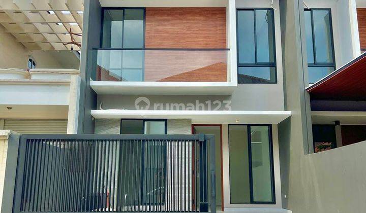 Rumah Baru Modern Minimalis Kertajaya Indah Tengah Hadap Utara 1