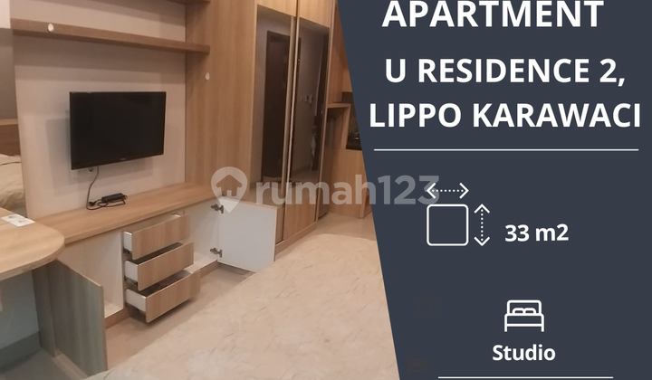 DIJUAL : Apartment U Residence 2, Tower 2, Lippo Karawaci, Tangerang, Banten