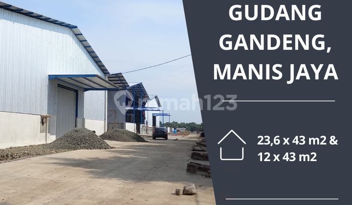 Disewakan: Gudang Gandeng di Manis, Tangerang