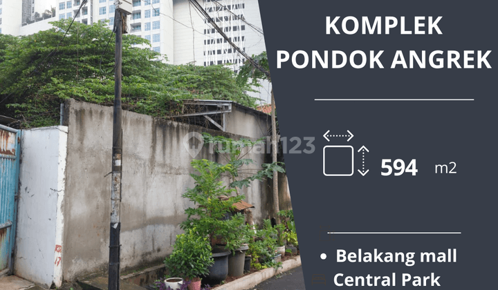 Dijual Tanah di Komplek Pondok Angrek Belakang Central Park 2 Shgb 1