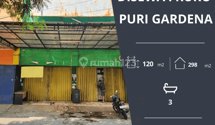 Disewakan Ruko 3,5 Lantai di Puri Gardena, Kalideres, Jakarta Barat 1