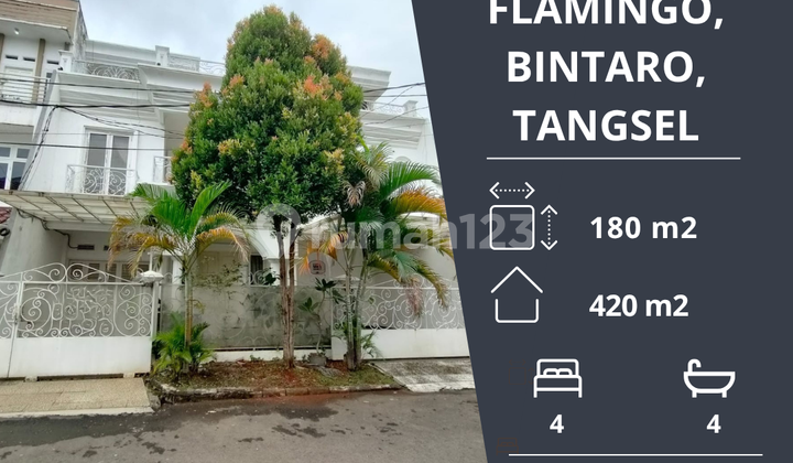 DIJUAL: Rumah Flamingo, Bintaro, Tangerang Selatan