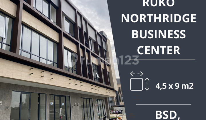 FOR RENT: Northridge Business Center Shop House, BSD, Tangerang, Banten
