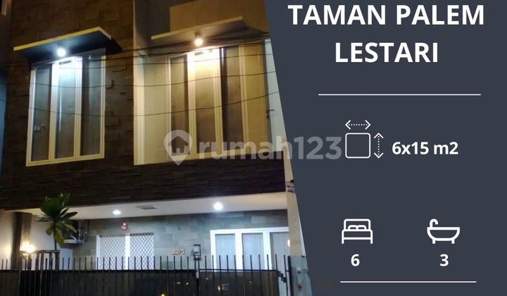 DIJUAL: Rumah 3 Lantai di Taman Palem Lestari, Jakarta Barat