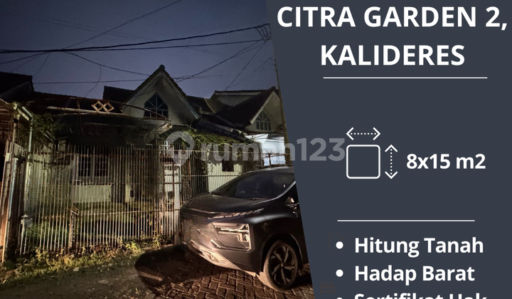 FOR SALE: Old Land-Only House in Citra Garden 2, Kalideres, West Jakarta FOR SALE: Old Land-Only House in Citra Garden 2, Kalideres, West Jakarta