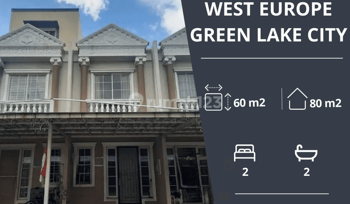 Dijual Rumah di Green Lake City, West Europe, Jakarta Barat 1