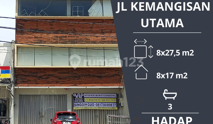 For Rent, 3-Storey Linked Shophouse on Jalan Kemanggisan Utama, Negotiable 1