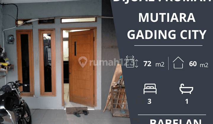 Dijual Rumah di Mutiara Gading City, Kecamatan Babelan, Jawa Barat 1