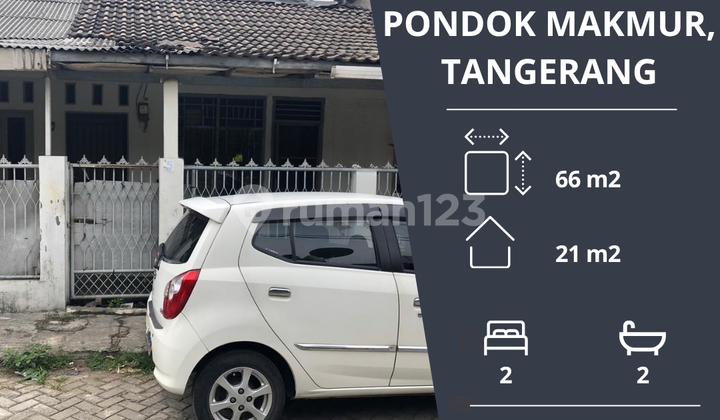 Dijual: Rumah di Pondok Makmur,, Kota Bumi, Tangerang