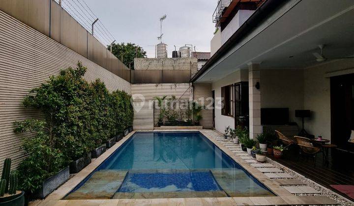 Dijual Rumah Siap Huni Cipete Jakarta Selatan Lokasi Strategis Sz 608m2 Private Pool  1