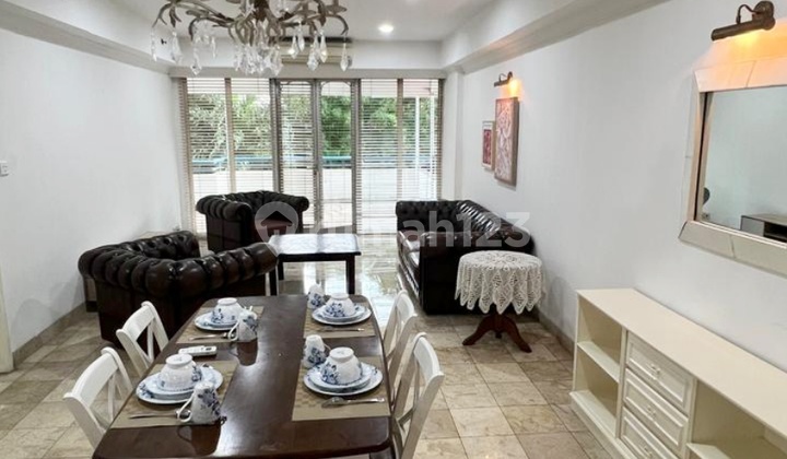 For Rent Brawijaya Apartment 2 Bedrooms+1, 125M2 Area, Low Floor, Fully Furnished 2