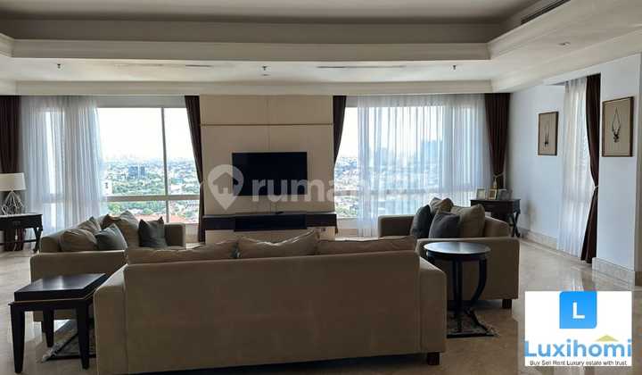 Best Deal!! Dijual Apartemen SCBD Suites 3BR Sz 330m2 Furnish ada 2 Balcony High Floor View City 1