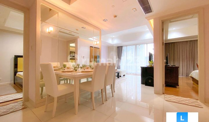 For Rent: Sudirman Mansion Apartment with Private Elevator, 2 Bedrooms, 100M2 Area, Furnished