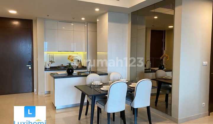 Apartemen Anandamaya Residence Disewakan!! Type 2BR Sz 131m2 High Floor Full Furnish, View City Jakarta Pusat