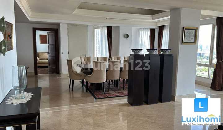 Best Deal!! Dijual Apartemen SCBD Suites 3BR Sz 330m2 Furnish ada 2 Balcony High Floor View City 2