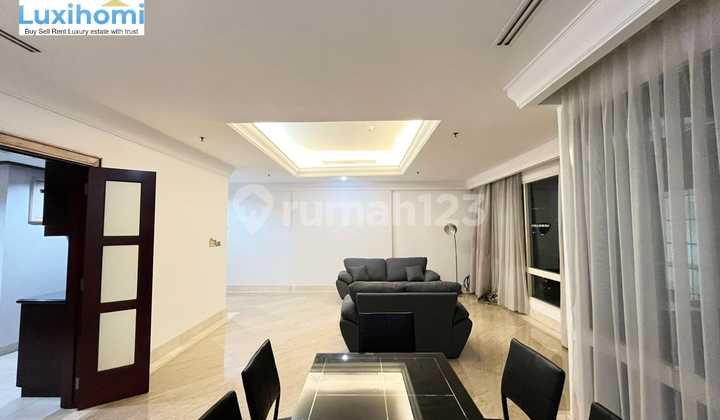 Best Deal !! Disewakan Apartemen SCBD Suites 2+1 Bed Sz 150m2 Furnish Middle Floor View City 2