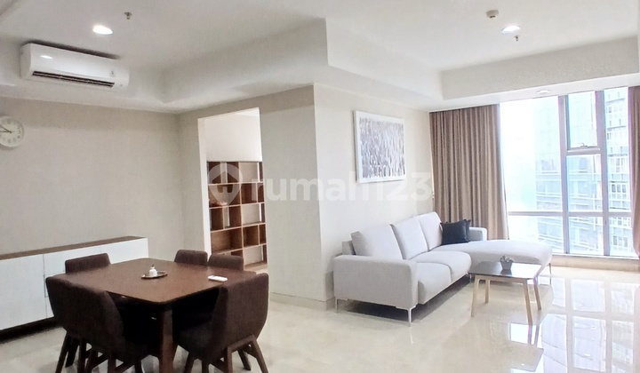 For Rent Myhome Ciputra World 1 Apartment, South Jakarta 2+1 Bed Semi Gross Area 164.24m2 Fully Furnished High Floor