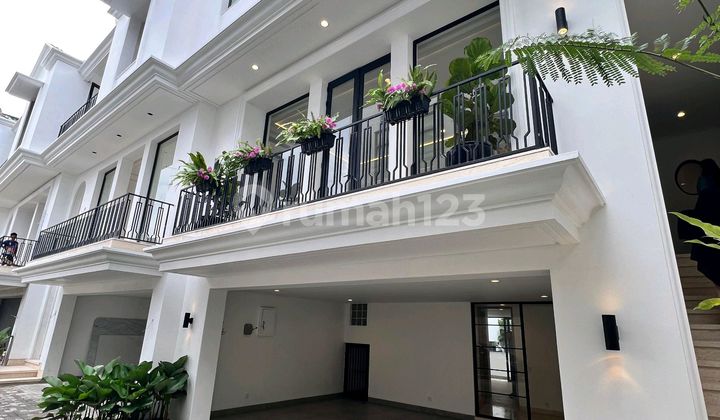 Dijual Rumah Baru Modern di Radio Dalam Kebayoran Baru, Bangunan 2 Lantai Bebas Banjir