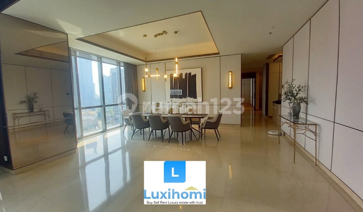 Dijual Best Deal!! Apartemen Anandamaya Residence 4br+1 Sz 363m2 Private Lift & Private Pool, Furnished, Middle Floor, City View 2