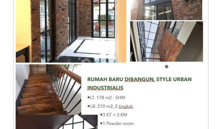 Rumah Mewah Bandung Style Urban. 2 Lantai 1