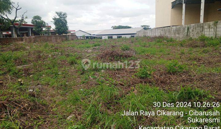 Dijual Cepat Kavling Jln Raya Cikarang 1