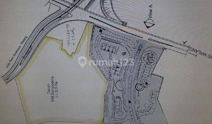 Dijual tanah lokasi strategis jalan by pass pandaan ex sampoerna 1