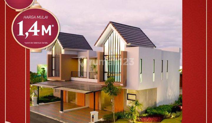 Rumah konsep Resort The mutiara lagoon dekat pasar grosir daya 1