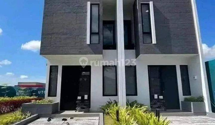 Rumah 2 lantai poros jalan tallasa city Cluster utopia full perabot dekat rs wahidin 1